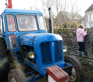 Pascal et son tracteur